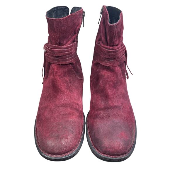 Born Women’s Cross Res Suede Distressed Ankle Boot Size US 9.5 - Picture 7 of 10